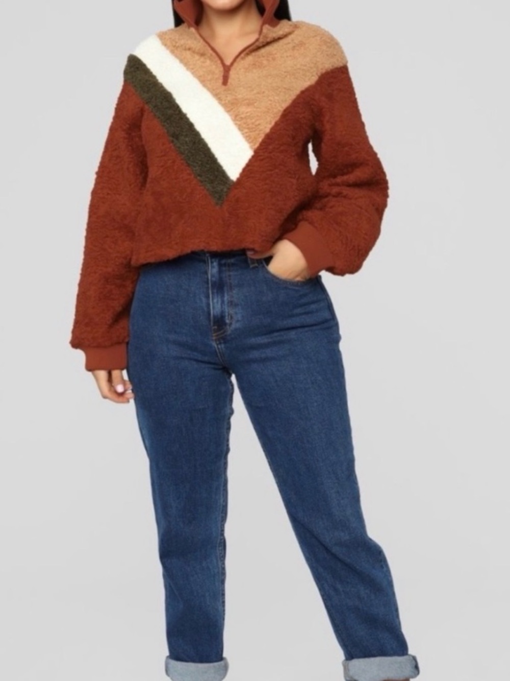 Fashion nova quarter zip